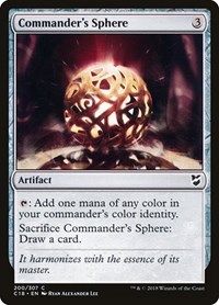 Commander's Sphere - Commander 2018 - Magic: The Gathering card