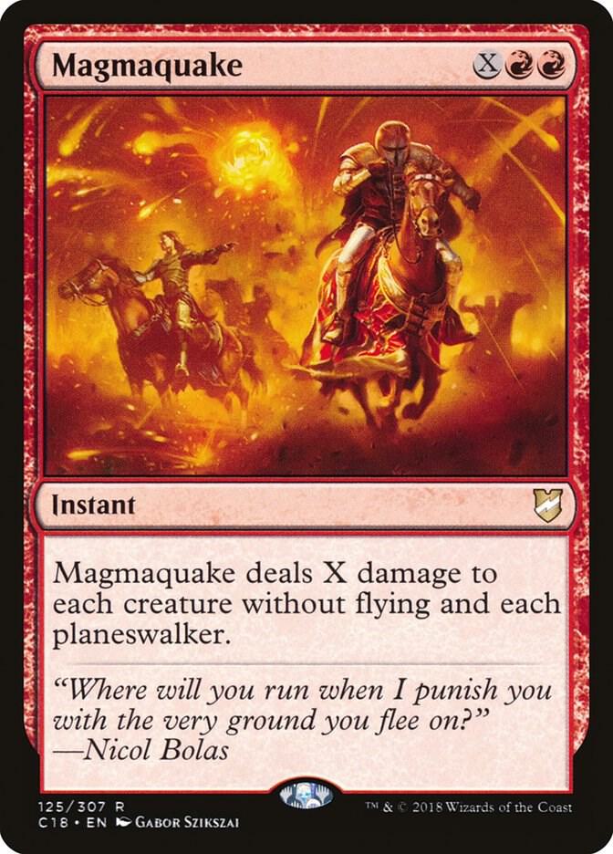 Magmaquake 125 card