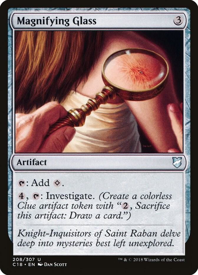 Magnifying Glass 208 card