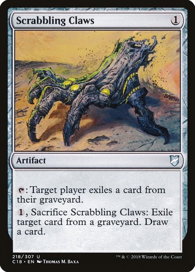 Scrabbling Claws 218 card