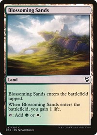 Blossoming Sands - Commander 2018 - Magic: The Gathering card