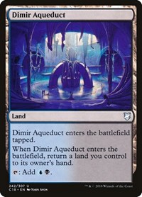 Dimir Aqueduct - Commander 2018 - Magic: The Gathering card