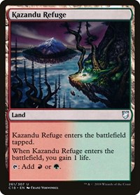 Kazandu Refuge - Commander 2018 - Magic: The Gathering card
