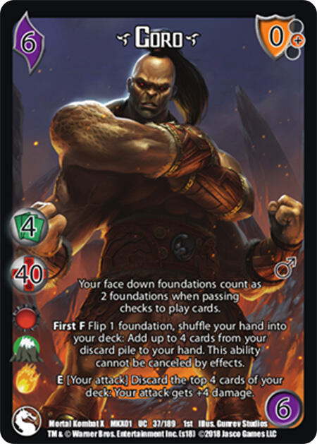 Goro* - Mortal Kombat X - UniVersus Goro* - Mortal Kombat X - UniVersus