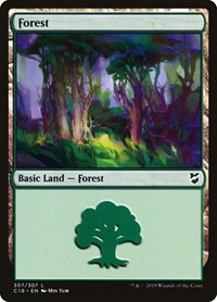 Forest (307) (Commander 2018)