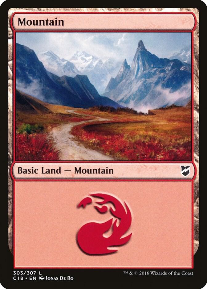 Mountain (303) 303 card