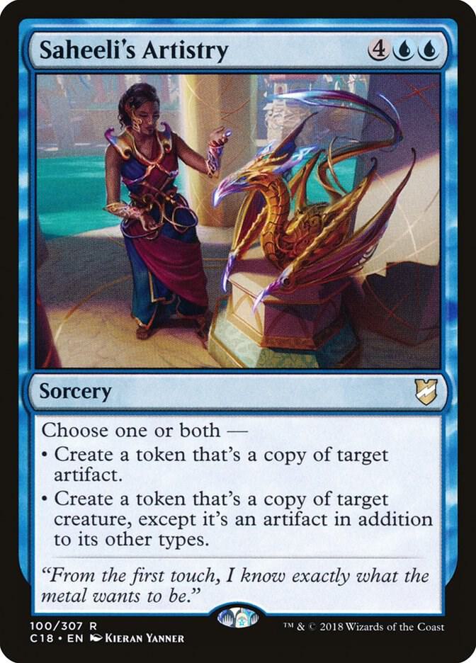 Saheeli's Artistry 100 card