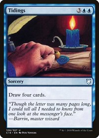 Tidings - Commander 2018 - Magic: The Gathering card
