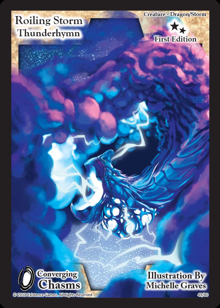 Roiling Storm Thunderhymn - Converging Chasms - Exodus TCG - TCGplayer.com