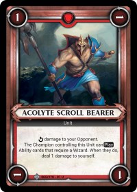 Acolyte Scroll Bearer (Claimed)