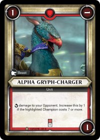 Alpha Gryph-Charger (Unclaimed)