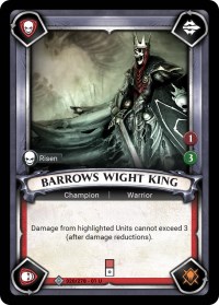 Barrows Wight King (Unclaimed)