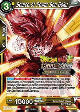 Source of Power Son Goku - Judge Promotion Cards - Dragon Ball Super: Masters - TCGplayer.com Source of Power Son Goku - Judge Promotion Cards - Dragon Ball Super: Masters - TCGplayer.com