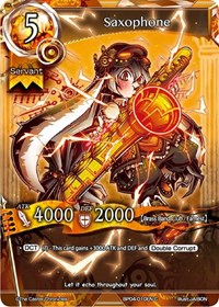 Saxophone - The Caster Chronicles The Earnest Workers VS The Supreme Talents trading card