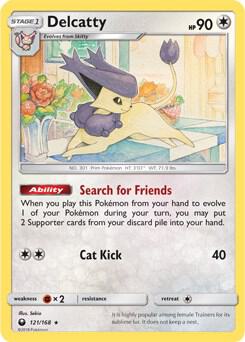 Delcatty - 121/168 (SM Celestial Storm) 121/168 from Deck Exclusives