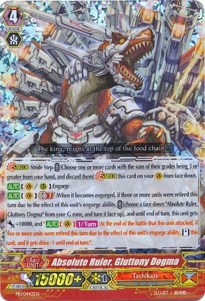 Absolute Ruler, Gluttony Dogma