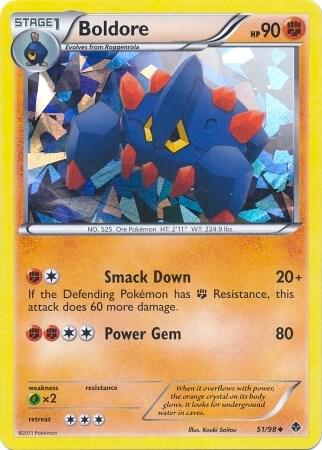 Boldore - 51/98 (Cracked Ice Holo) 051/098 from Blister Exclusives