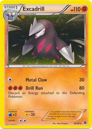 Excadrill - 56/98 (Cosmos Holo) 056/098 from Blister Exclusives