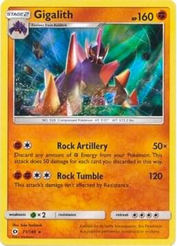 Gigalith - 71/149 (Cosmos Holo) 071/149 from Blister Exclusives