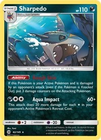 Sharpedo - 82/149 (Cosmos Holo) #082/149 from Blister Exclusives Pokemon card image