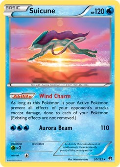 Suicune - 30/122 (Cosmos Holo)