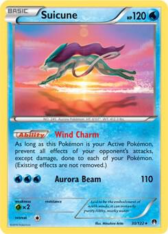 Suicune - 30/122 (Cosmos Holo) 030/122 from Blister Exclusives