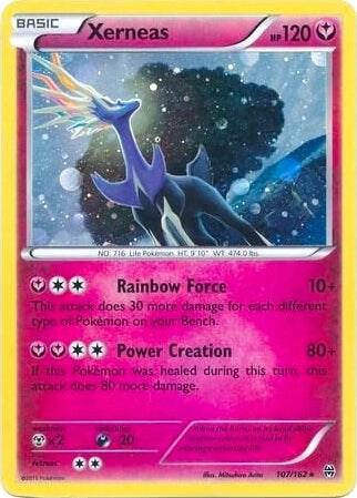 Xerneas - 107/162 (Cosmos Holo) 107/162 from Blister Exclusives
