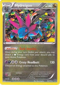 Hydreigon - 074/119 (Cosmos Holo) #074/119 from Blister Exclusives Pokemon card image
