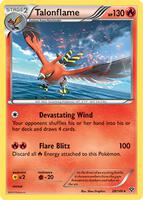 Talonflame [Cosmos Holo] #28 from Pokemon XY set