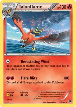 Talonflame - 28/146 (Cosmos Holo) 028/146 from Blister Exclusives