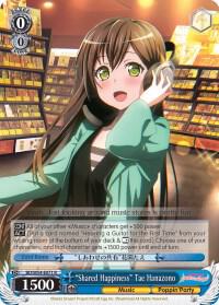 "Shared Happiness" Tae Hanazono