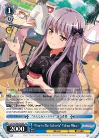 "Four In The Cafeteria" Yukina Minato (SR) - Weiss Schwarz BanG Dream! Girls Band Party! trading card
