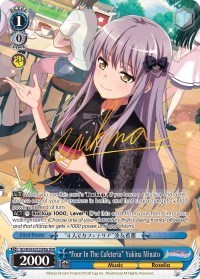 "Four In The Cafeteria" Yukina Minato (A) (SPM) - Weiss Schwarz BanG Dream! Girls Band Party! trading card