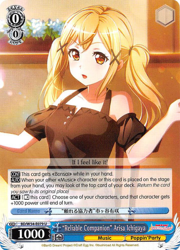 "Reliable Companion" Arisa Ichigaya