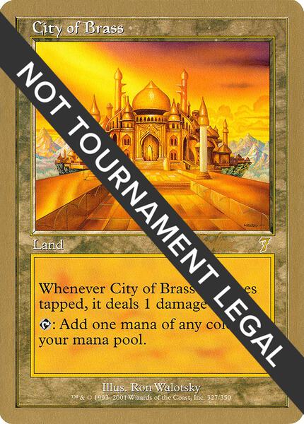 brian kibler mtg card Living Wish (Brian Kibler) [World Championship Decks 2002] | Single Karplusan Forest deals 1 damage to you. City of Brass (Brian Kibler)