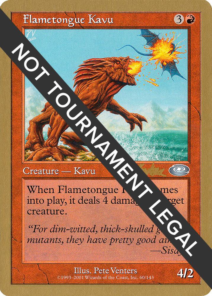 Flametongue Kavu - 2002 Brian Kibler (PLS)