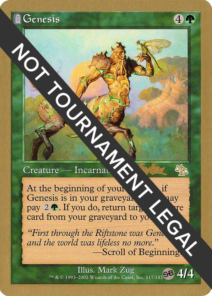 Genesis - 2002 Brian Kibler (JUD) (SB)