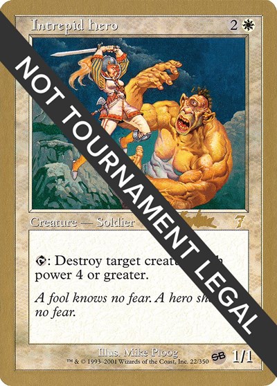 Intrepid Hero - 2002 Brian Kibler (7ED) (SB)