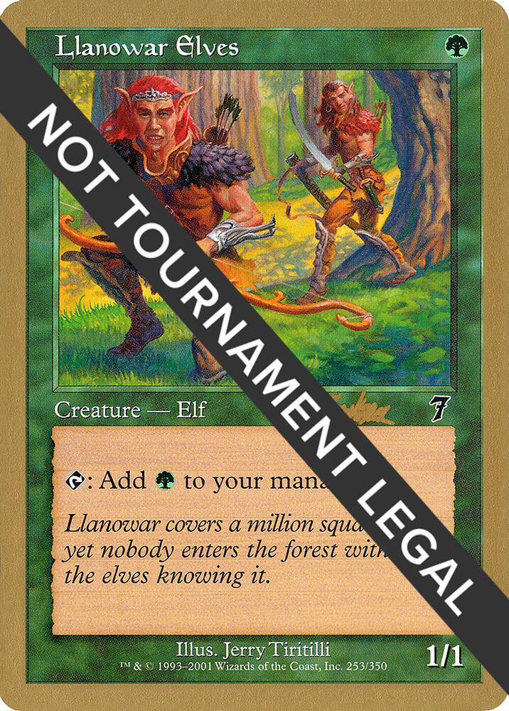 Llanowar Elves - 2002 Brian Kibler (7ED)