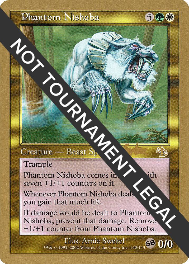 Phantom Nishoba - 2002 Brian Kibler (JUD) (SB)