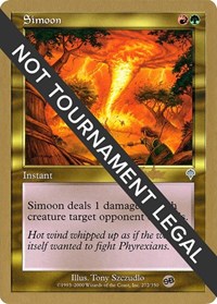 Simoon - 2002 Brian Kibler (INV) (SB)