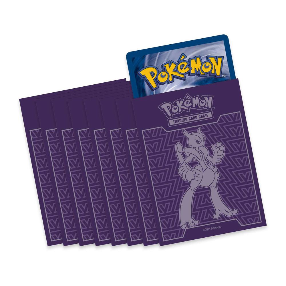 mewtwo card sleeves ver.3 Pokemon TCG Japan or scratches Mewtwo & Mew Stained Glass