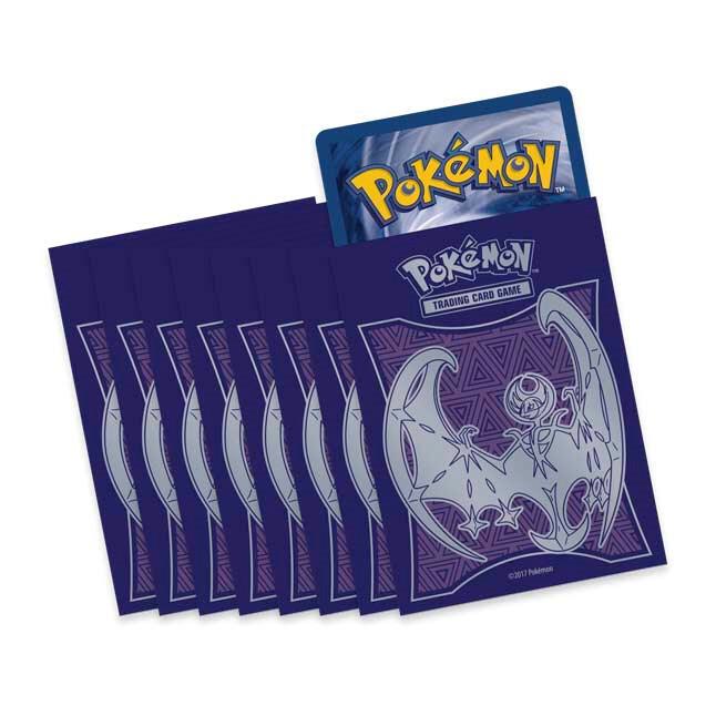 Card Protectors Official Pokemon Sun & Moon Lunala Card Sleeves  Pack Of 65, Tournament Legal  Elite Trainer Box Exclusive Pokmon Card Sleeves