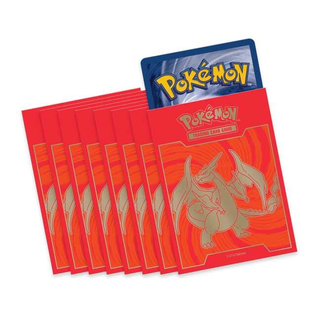 Pokemon Evolutions Elite Trainer Box Mega Charizard Y Card Sleeves