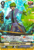 thumbnail image 2 of Cardfight Vanguard Emerald Shield Paschal (Aqua Force) – V-EB02/017EN RR, English 2 of 5