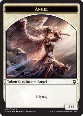 Angel Cat Double Sided Token