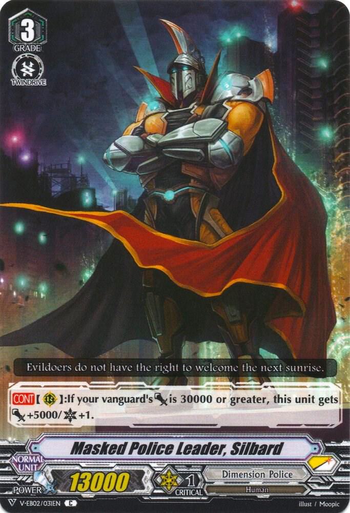 Masked Police Leader, Silbard