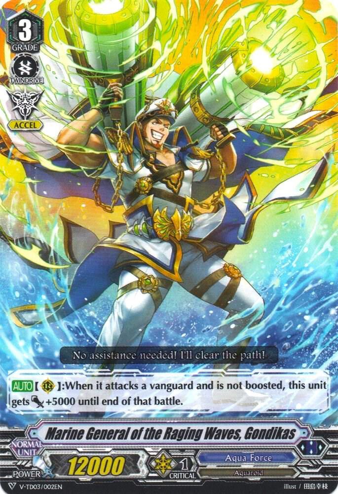 Marine General of the Raging Waves, Gondikas