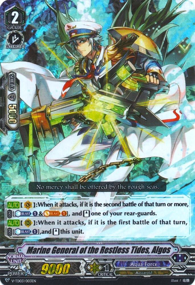Marine General of the Restless Tides, Algos (RRR Foil)