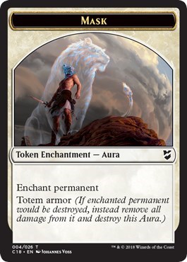 Mask Soldier Double Sided Token